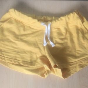 Yellow Soffe Shorts M